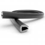EDGE PROTECTOR PVC PROFILE 8mm / BLACK 